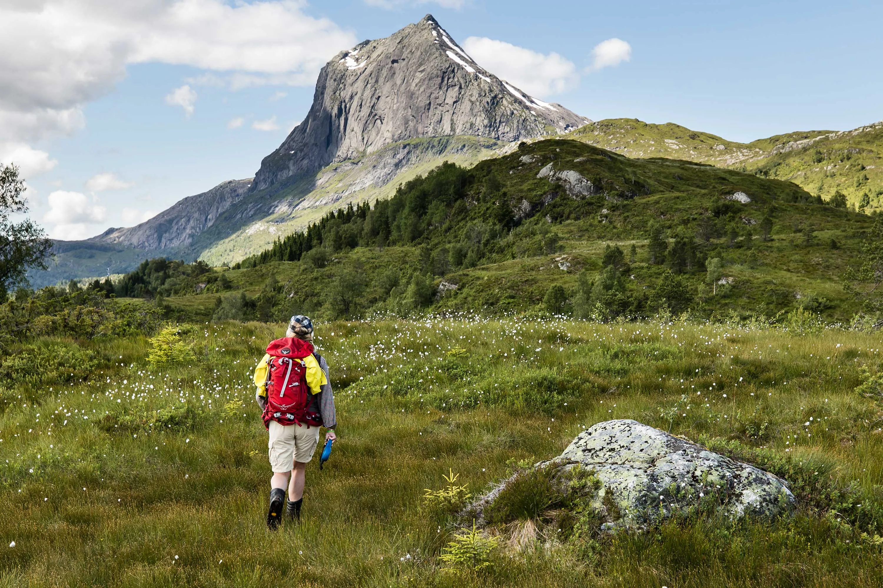 Hiking in northern Norway.