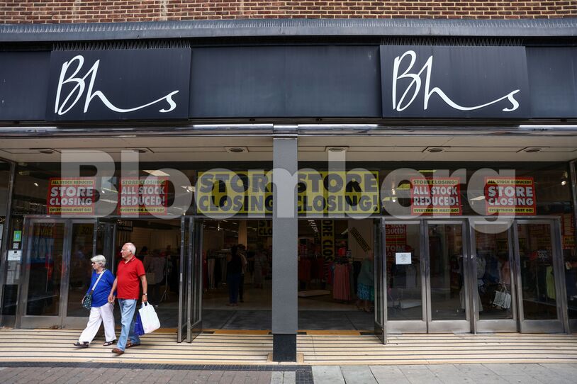 BHS Stores As U.K. Prime Minister Theresa May Pledges To 'Reform Capitalism' In Wake Of Retail Chain's Collapse