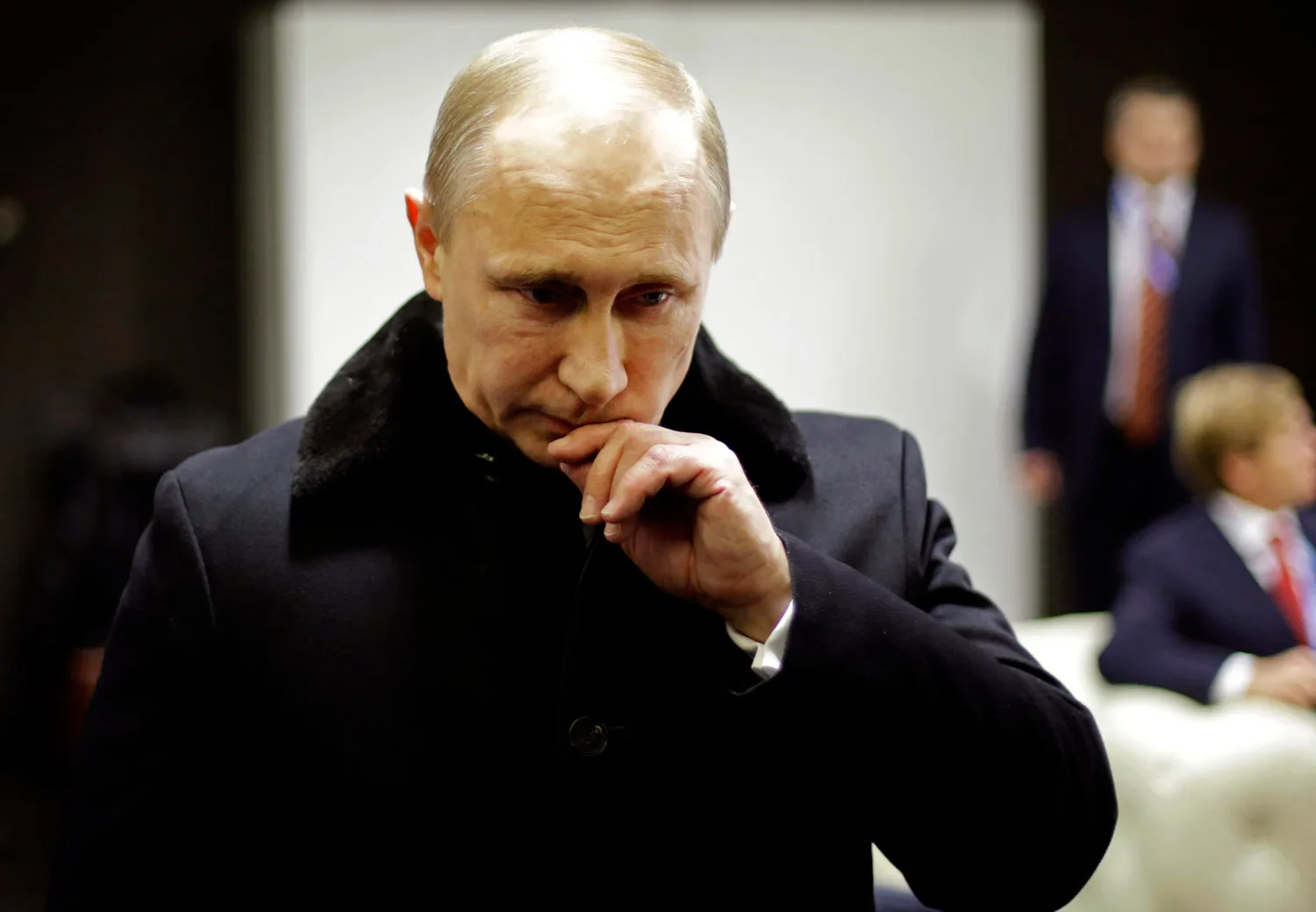 Vladimir Putin during the 2014 Winter Olympics in Sochi.
