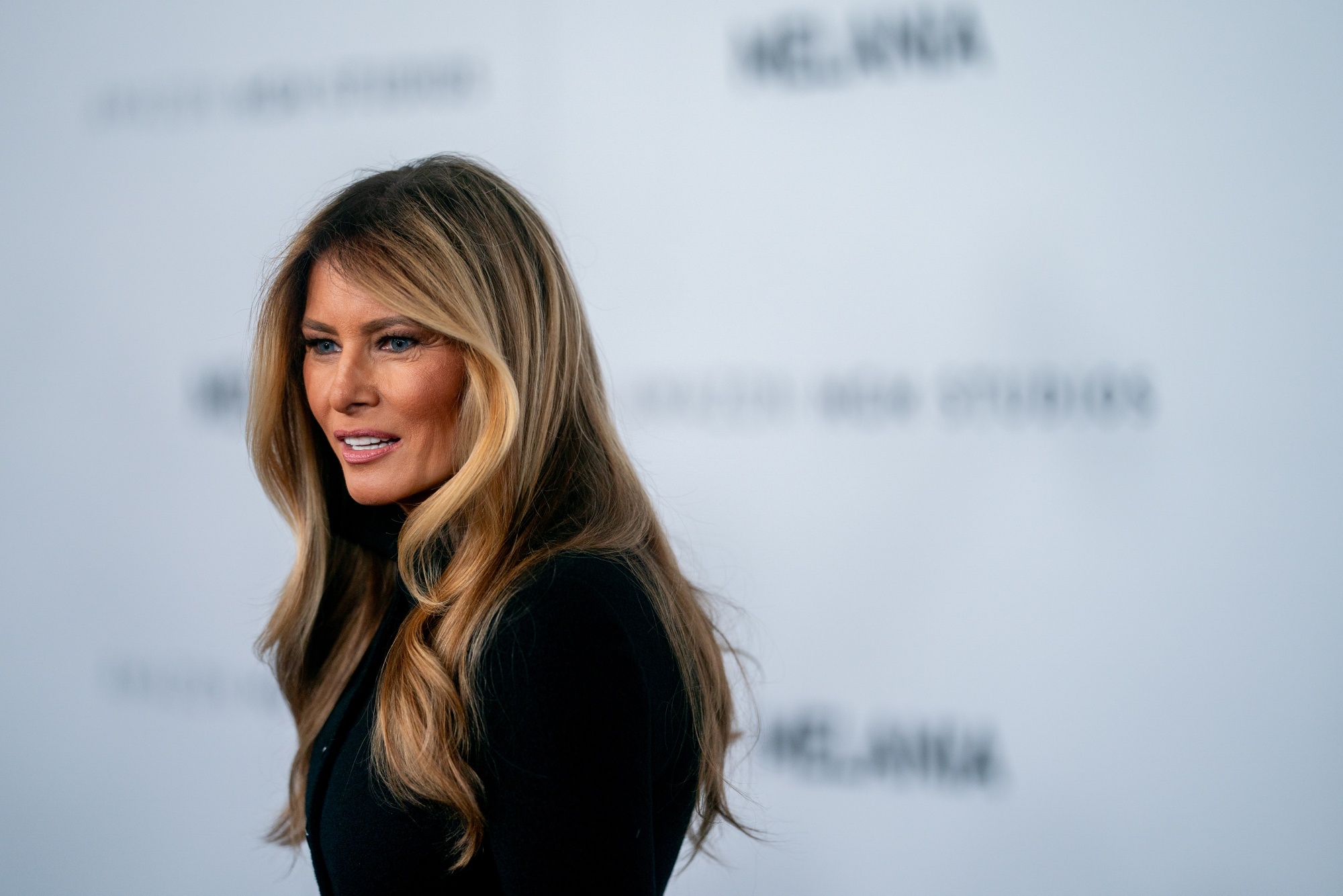 First Lady Melania Trump arrives for the world premiere of 'Melania' at the Kennedy Center in Washington on Jan. 29.