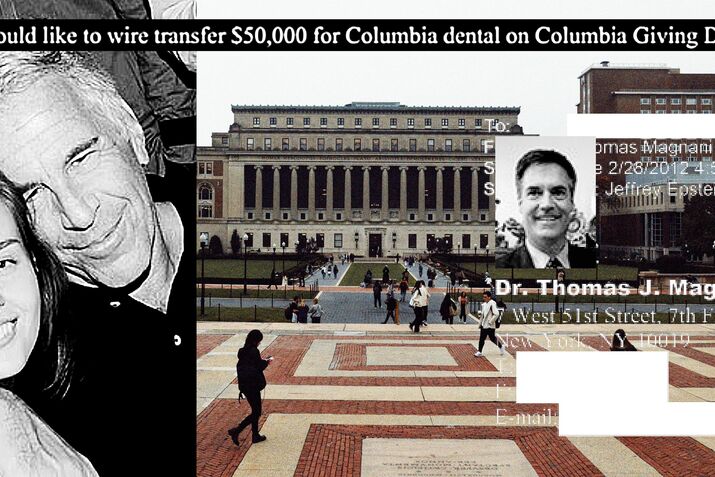 How Jeffrey Epstein — and an NYC Dentist — Got His Girlfriend Into Columbia