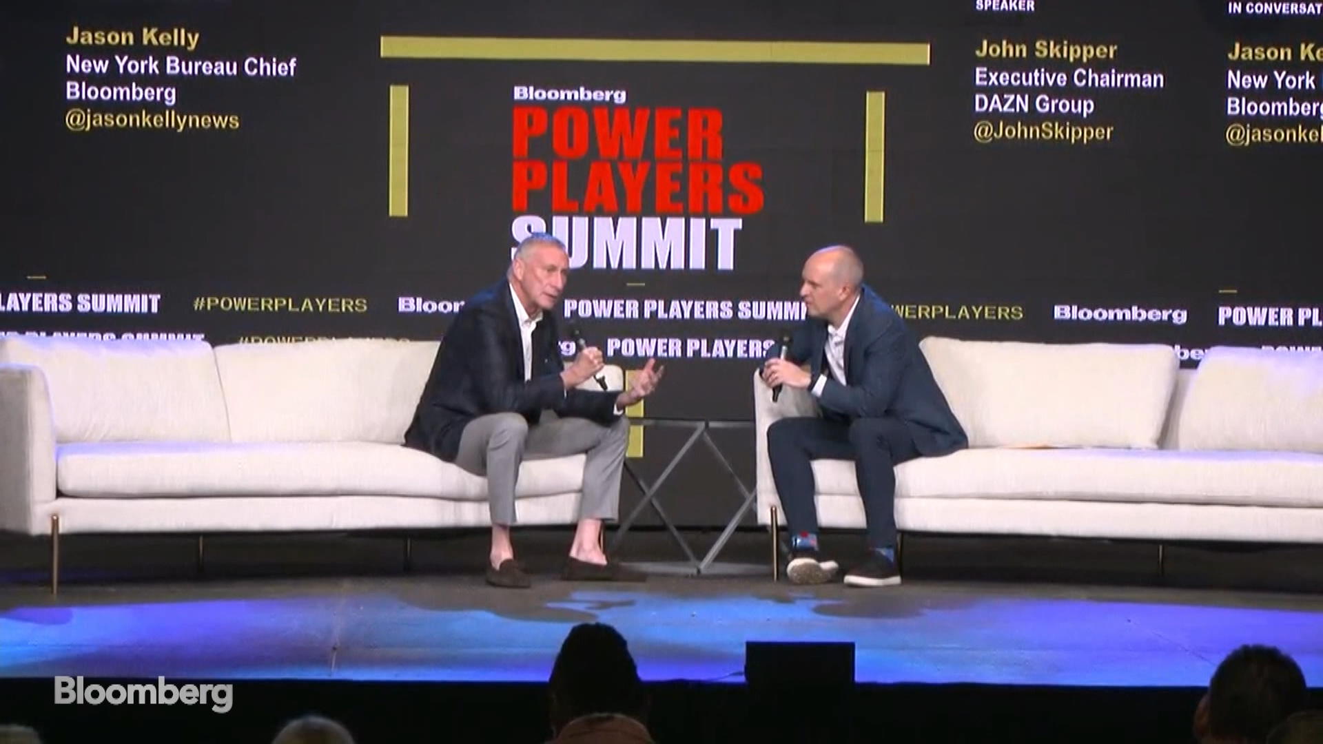 Dazn S John Skipper Discusses Streaming S Impact On Sports Bloomberg