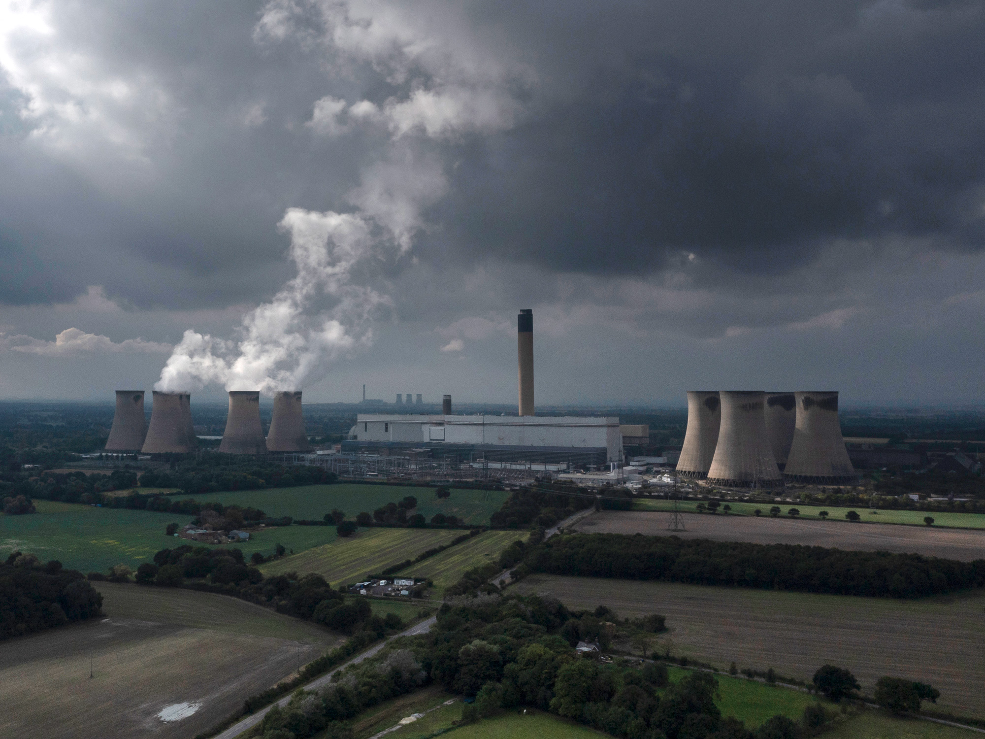 The Drax Group coal fired power station on Oct. 9.