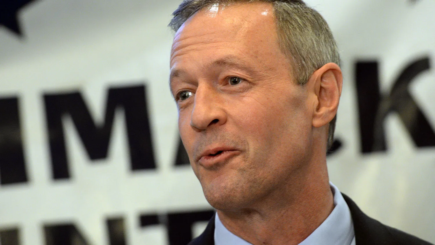 Former Maryland Governor Martin O'Malley speaks at a Democratic fundraiser at Gibson's Bookstore and True Brew Cafe March 6, 2015 in Concord, New Hampshire.

