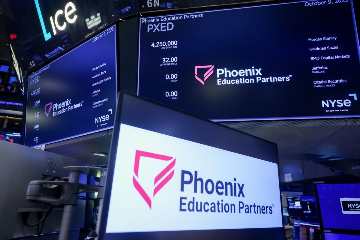 University of Phoenix Owner Jumps 30% After $136 Million IPO