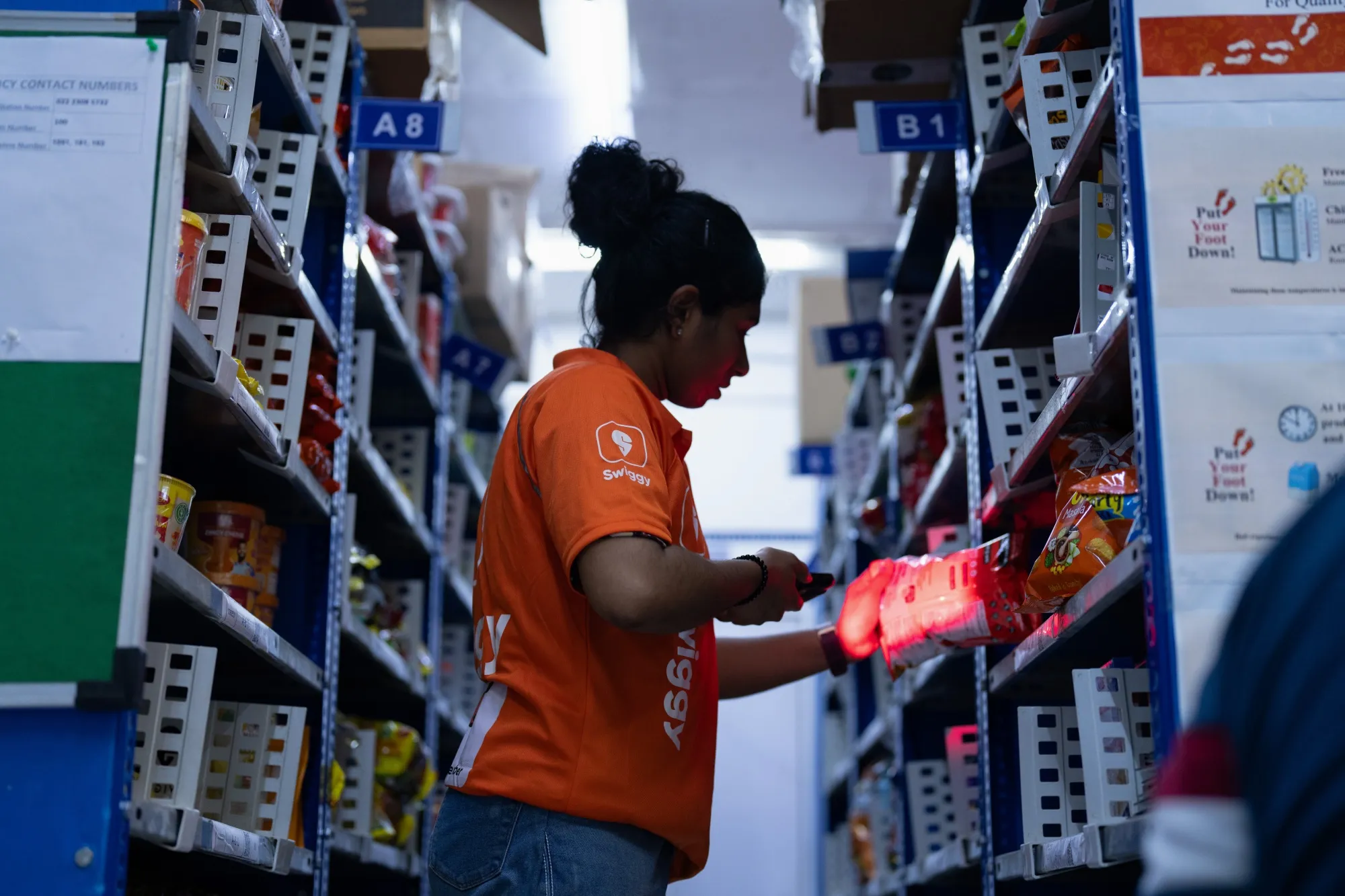 A Swiggy facility in Mumbai.