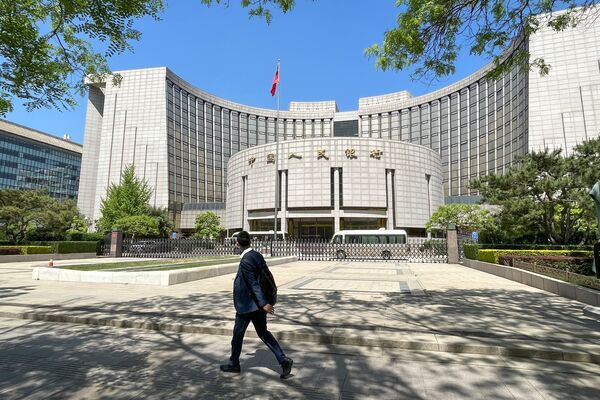 PBOC Headquarters in Beijing As China's Consumer-Driven Growth Gives Boost to Global Economy