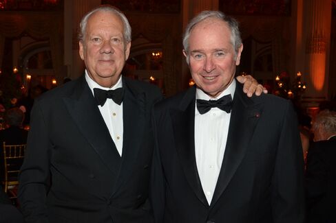 John Bernbach and Steve Schwarzman