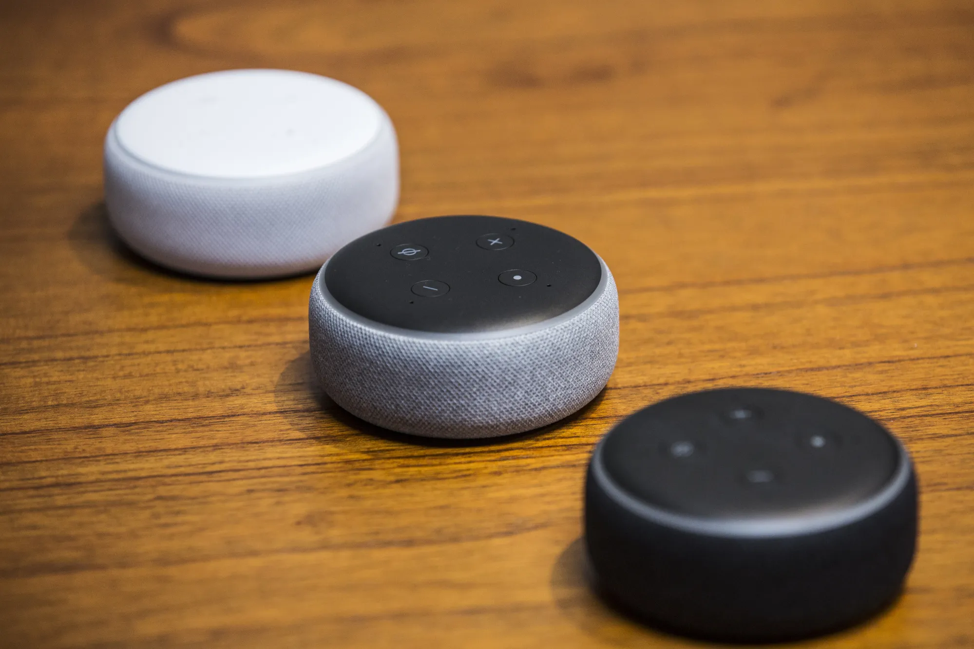 Amazon Echo Dot smart speakers&nbsp;