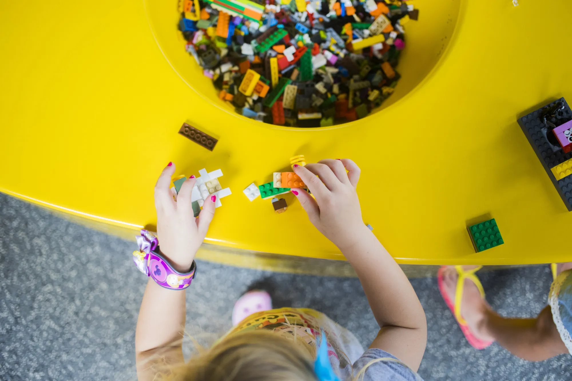 Lego sales rose 7% from a year earlier.