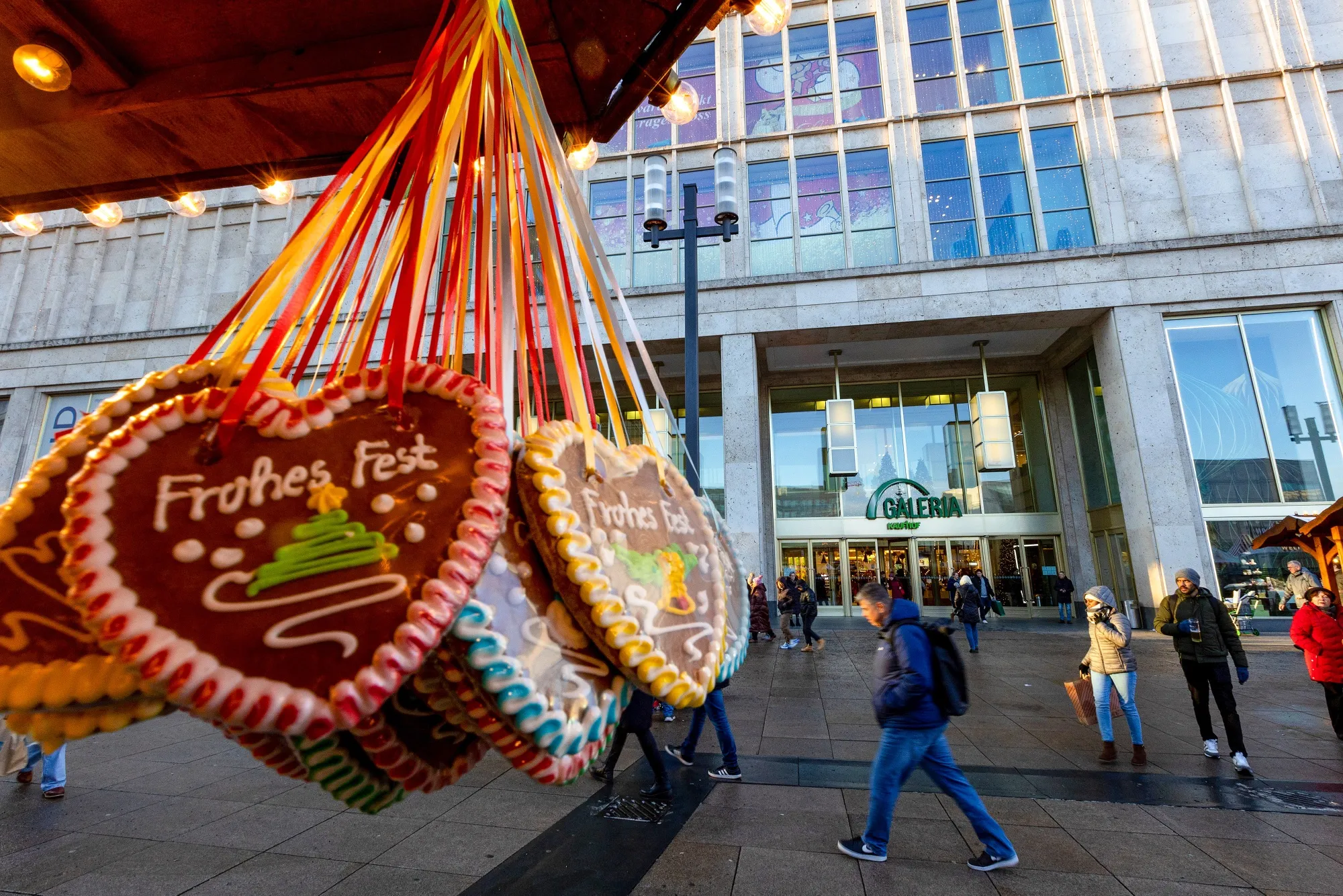 Lebkuchen for sale at a Christmas market in Berlin.