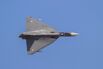 An Indian Air Force HAL TEJAS combat aircraft.