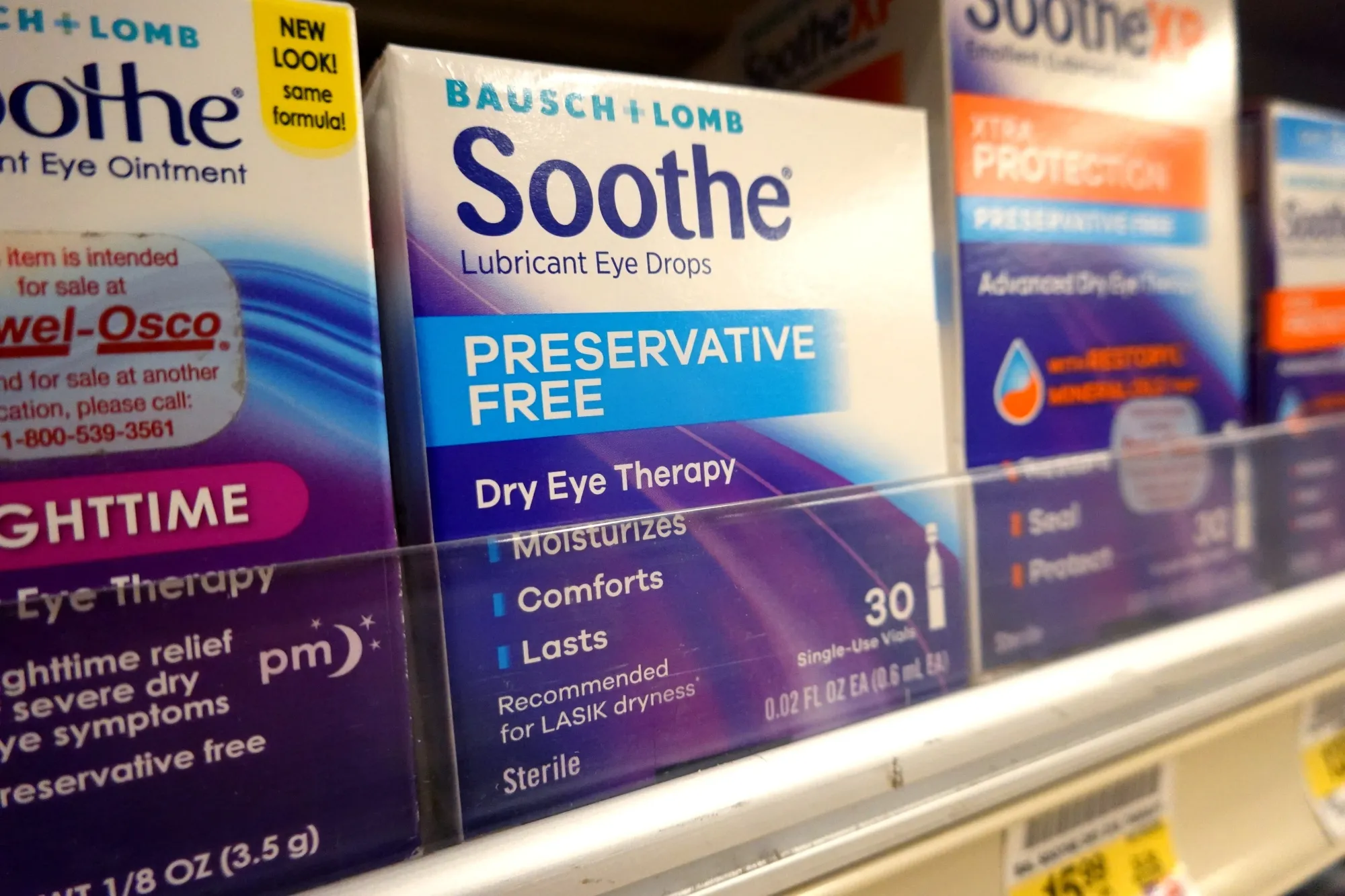 Bausch + Lomb eye drops