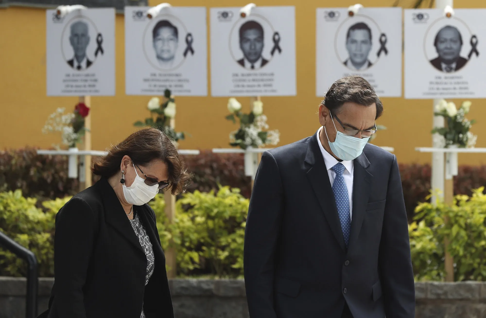 Martin Vizcarra and Pilar Mazzetti.