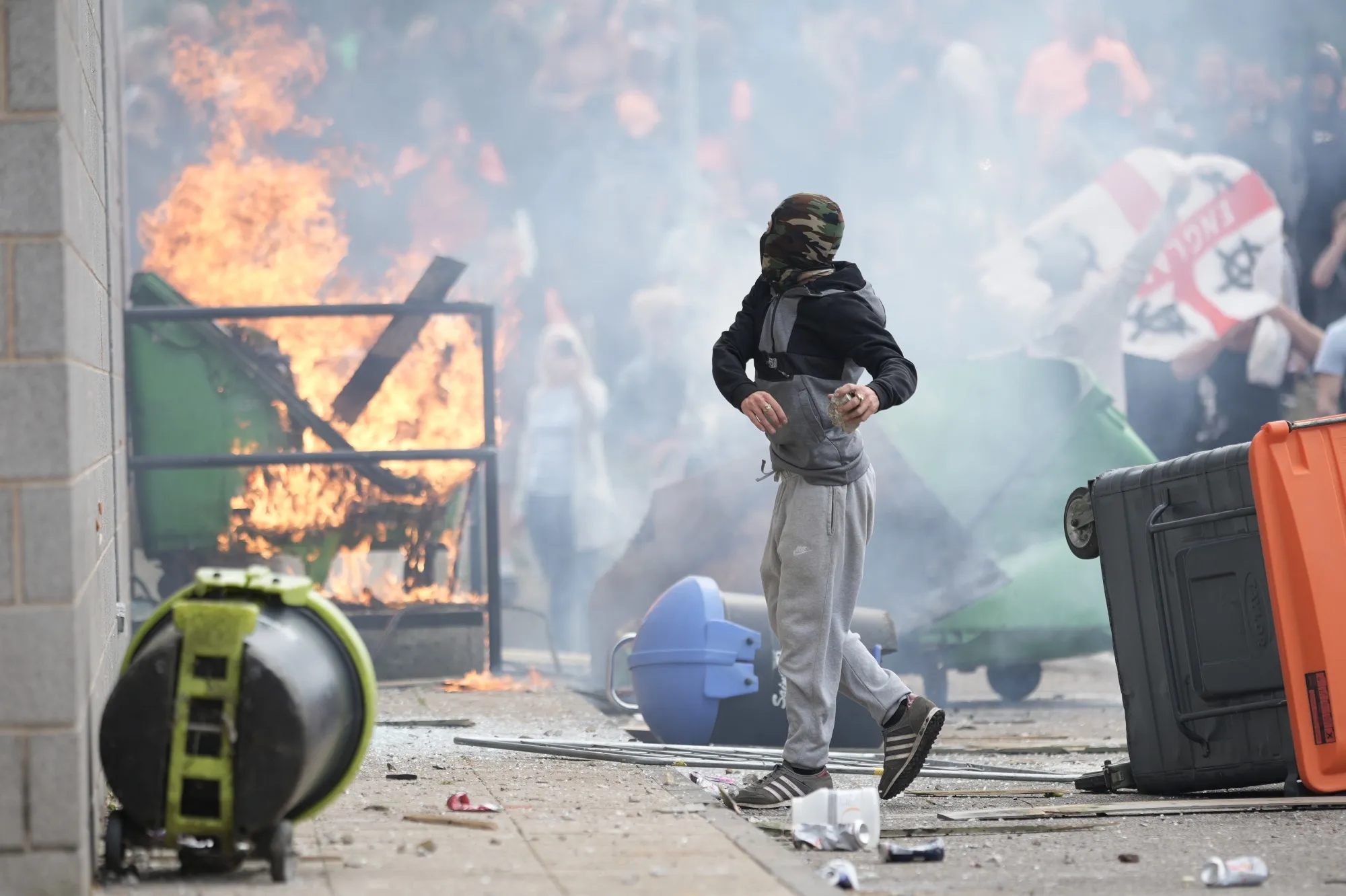Britain is struggling to put down far-right rioters.