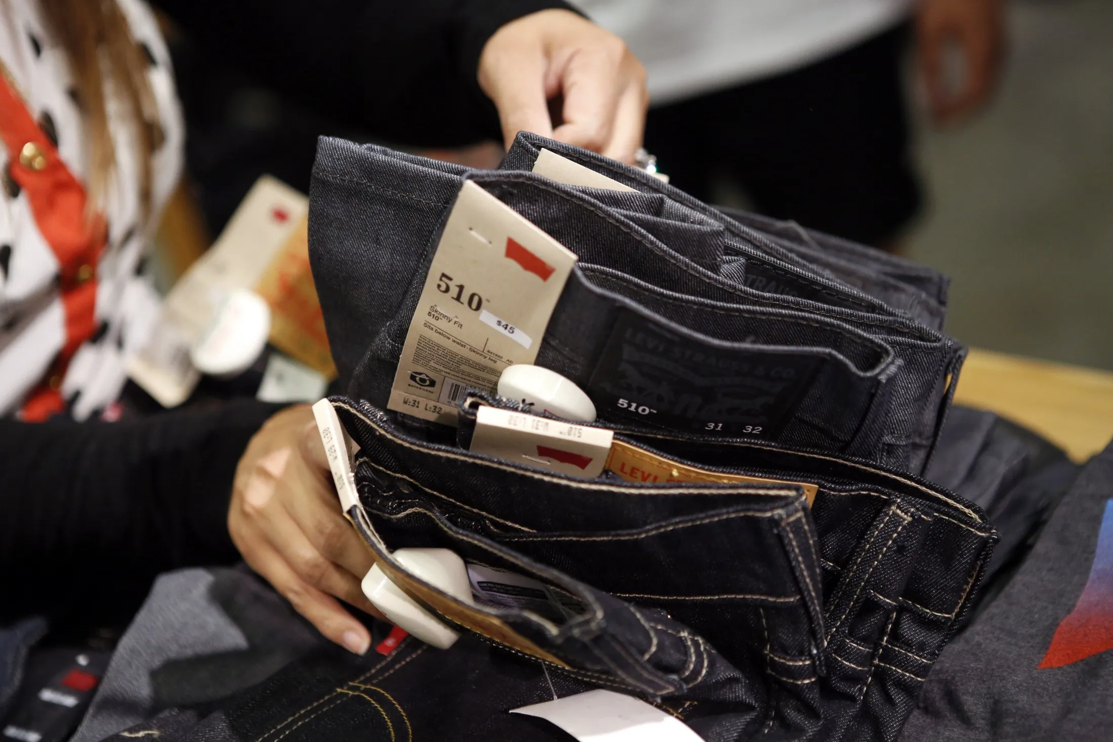 &nbsp;Levi Strauss &amp; Co. jeans.
