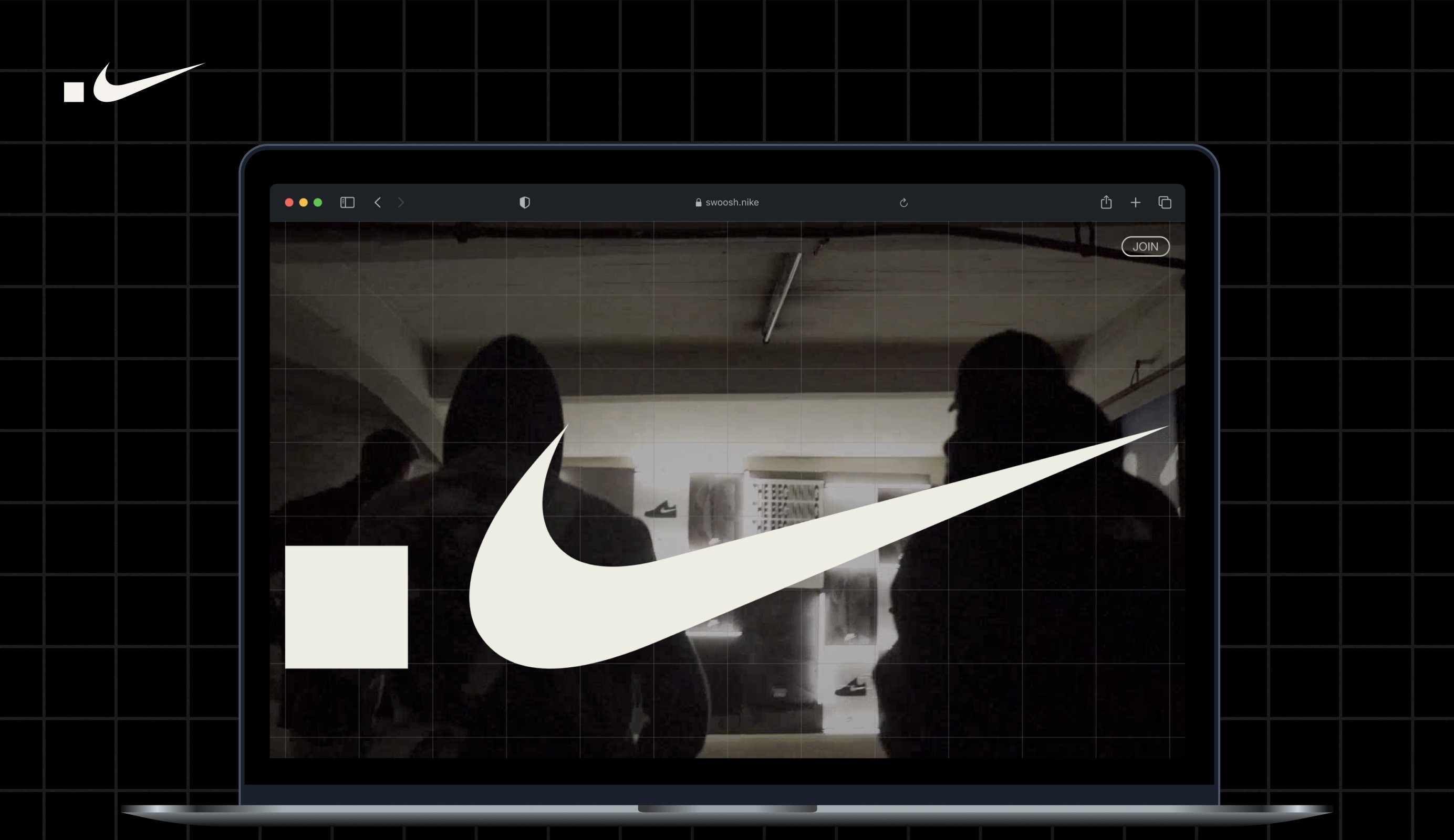 Nike logo with text overlay, Nike, fashion, Off White HD wallpaper