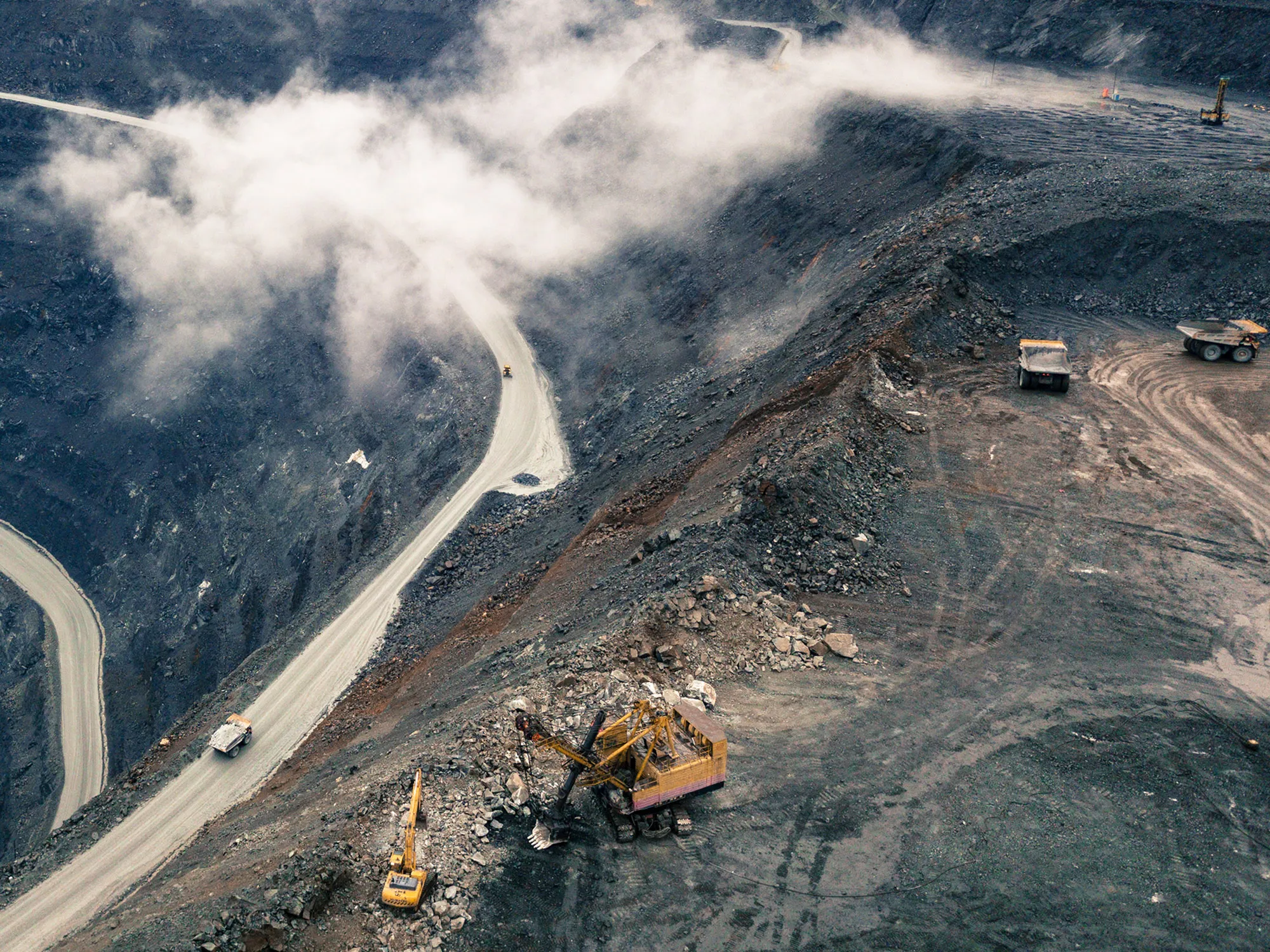 The&nbsp;Olimpiada mine.