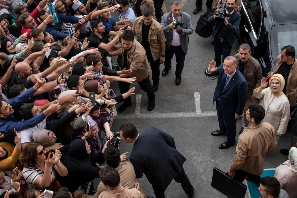 Not all Turks are so eager to see him.