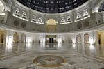 Special slabs of marble keep Alhazm's floors at a comfortable 68 degrees in Qatar's hot climate.