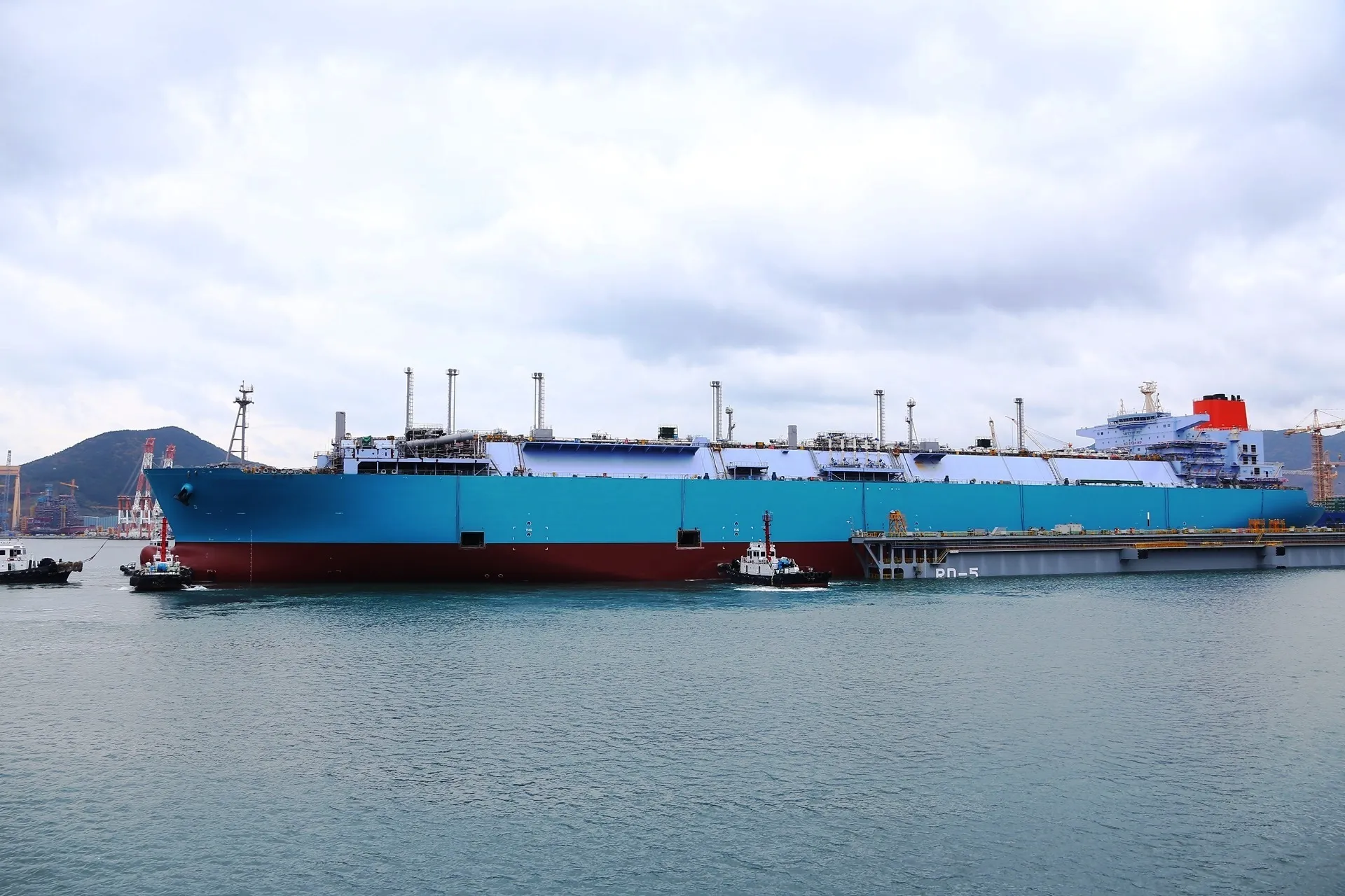 Mitsui's floating storage and re-gasification unit.
