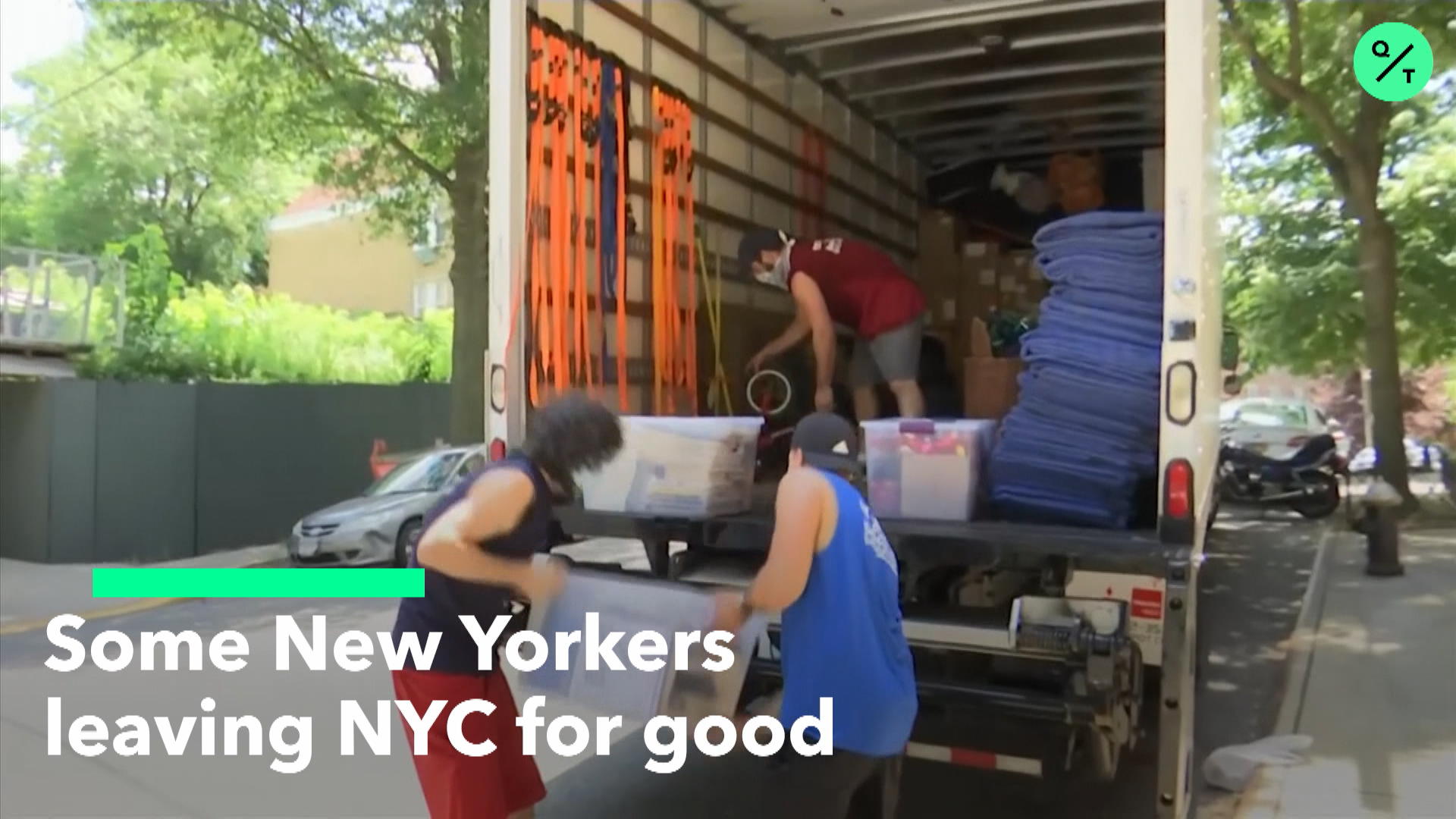 Watch New Yorkers Leave NYC After Covid Bloomberg