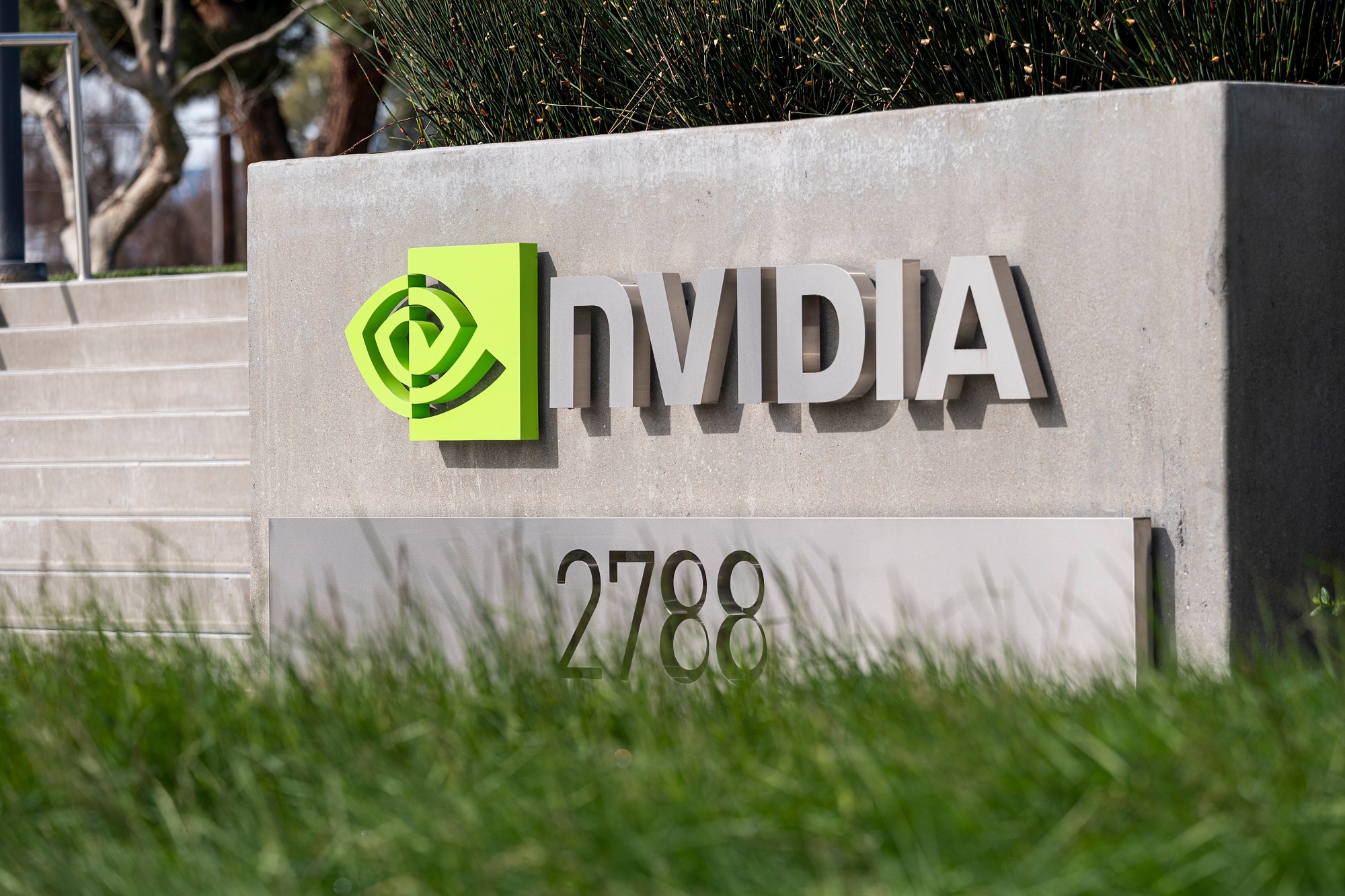 Nvidia Headquarters Ahead Of Earning Figures