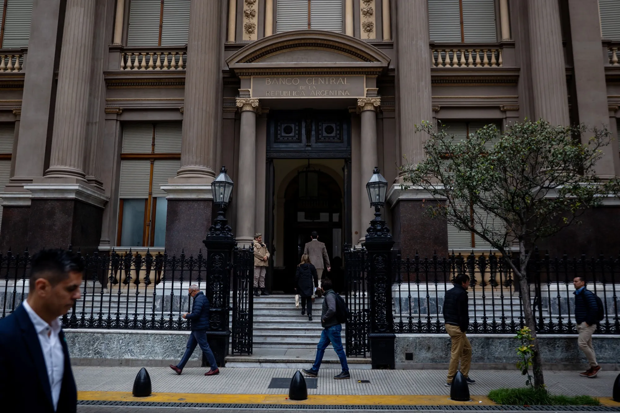 The Central Bank of Argentina in Buenos Aires.