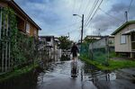 A flooded street caused by&nbsp;Hurricane Fiona, in the Juana Matos neighborhood of Catano, Puerto Rico, on Sept.&nbsp;19.