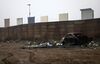 President Trump's Proposed Border Wall Prototypes Sit Along Mexico / U.S. Border