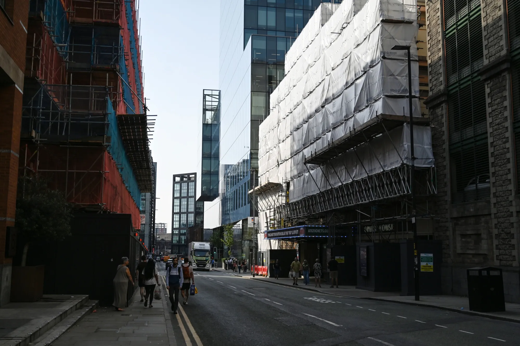 Developments&nbsp;in the Spinningfields financial center of of Manchester.