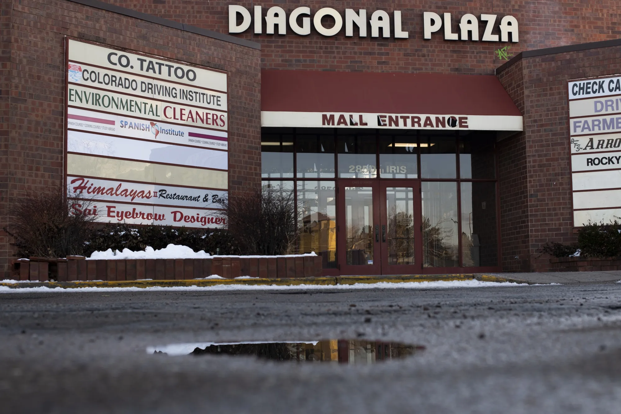 The Diagonal Plaza shopping mall stands in Boulder, Colorado, U.S..