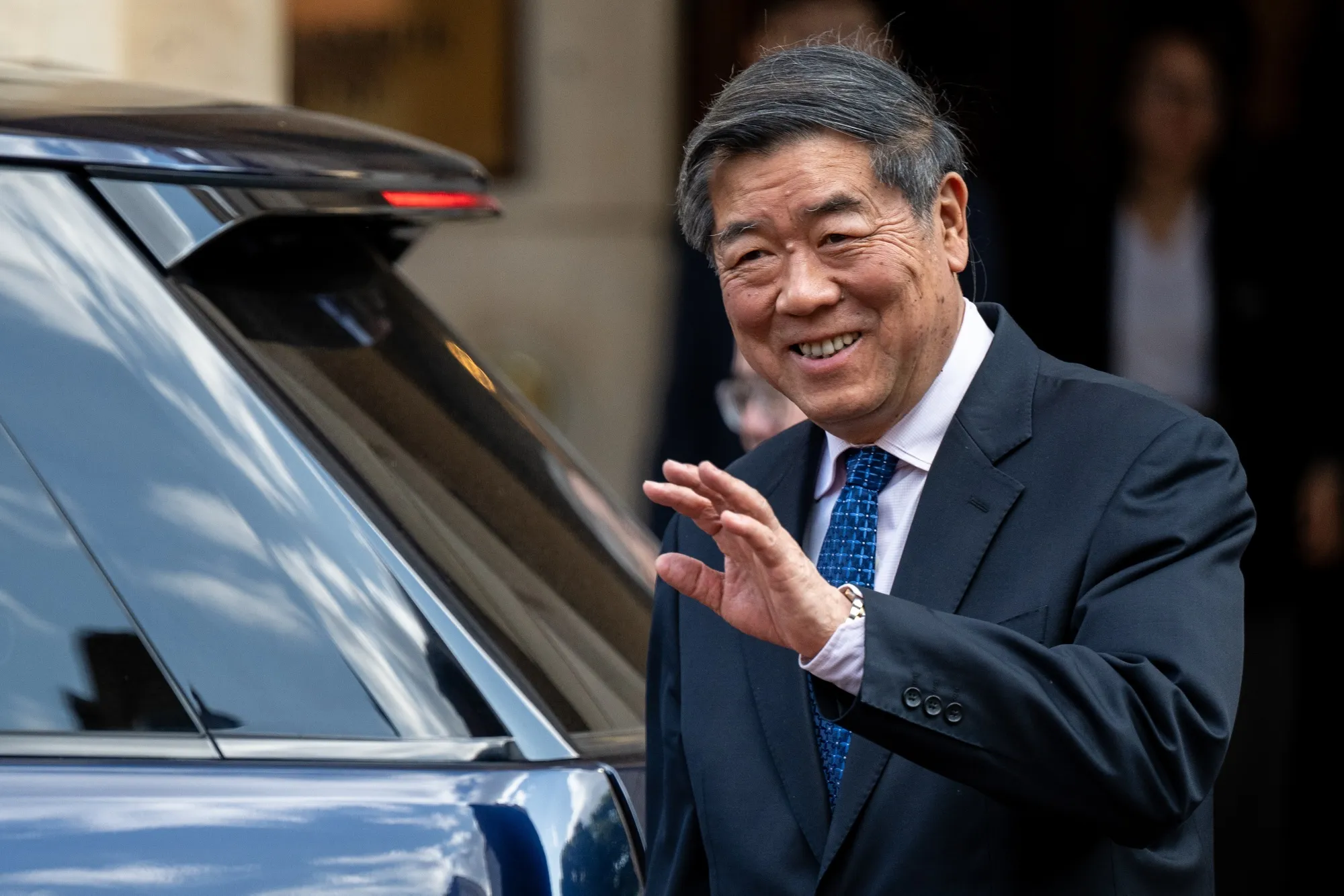 He Lifeng following China-US trade talks in London, in June.