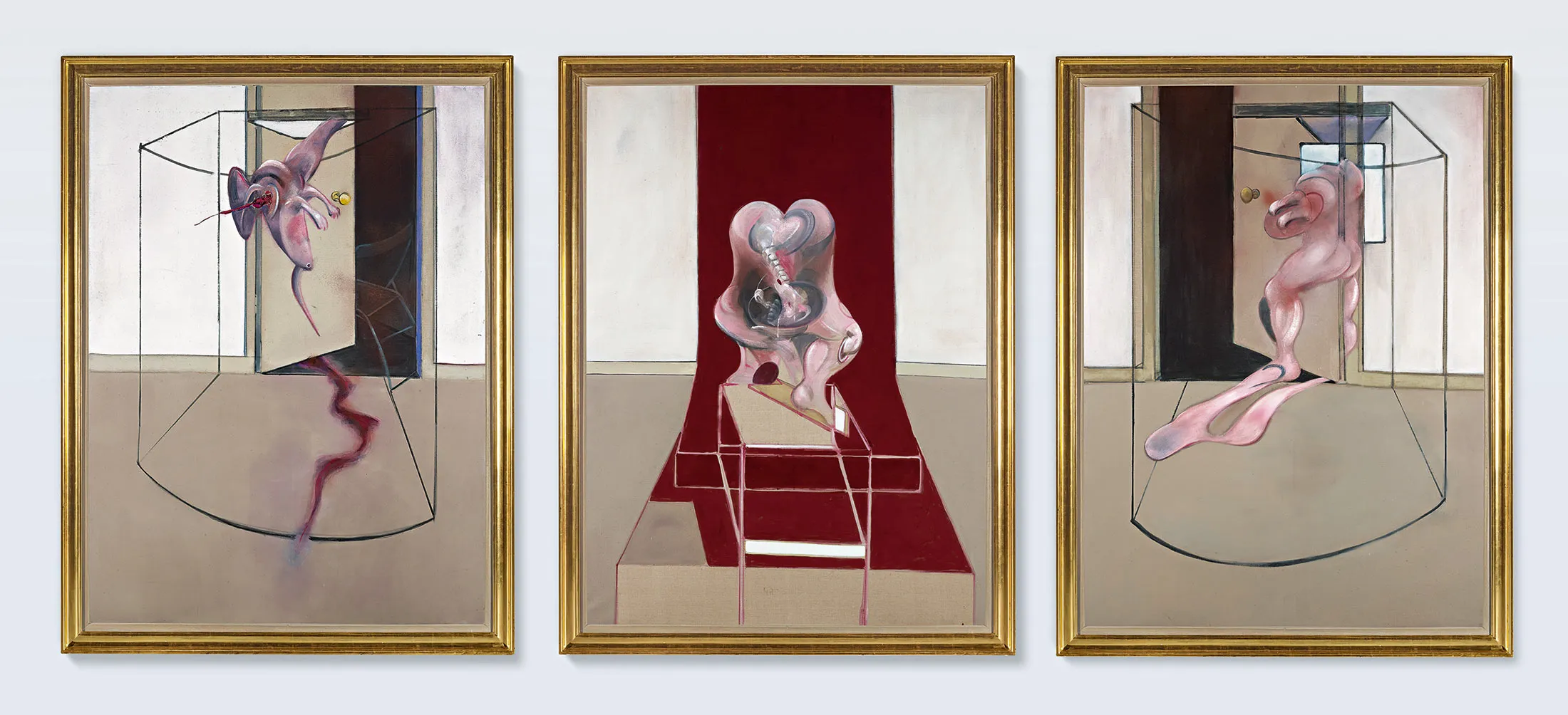 “Triptych inspired by the Oresteia of Aeschylus” by Francis Bacon