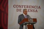 Andrés Manuel López Obrador speaks during a press conference in Mexico City.