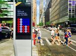 An Olympics-enthused Link kiosk in Manhattan.