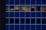 A nearly deserted office building in Midtown Manhattan in January. Work-from-home habits that have emptied downtowns could also be adding housing costs for employees, according to new research. 