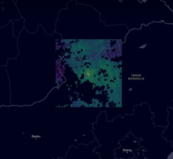 se relaciona con Impacto climático del empuje del carbón de China visible desde el espacio