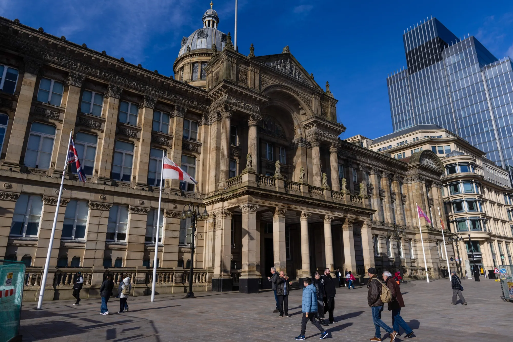 The Birmingham City Council building in Birmingham, UK.