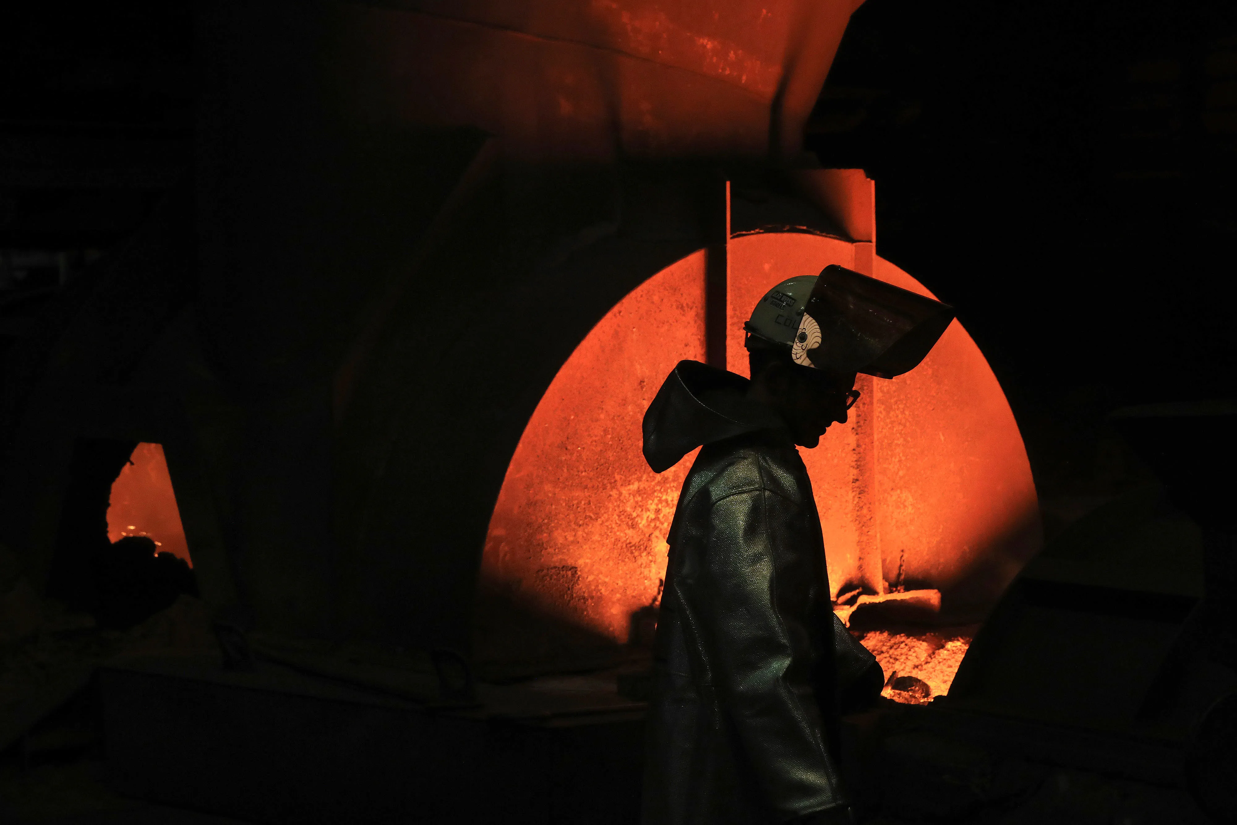 Steel Manufacture At Thyssenkrupp AG Metals Plant 