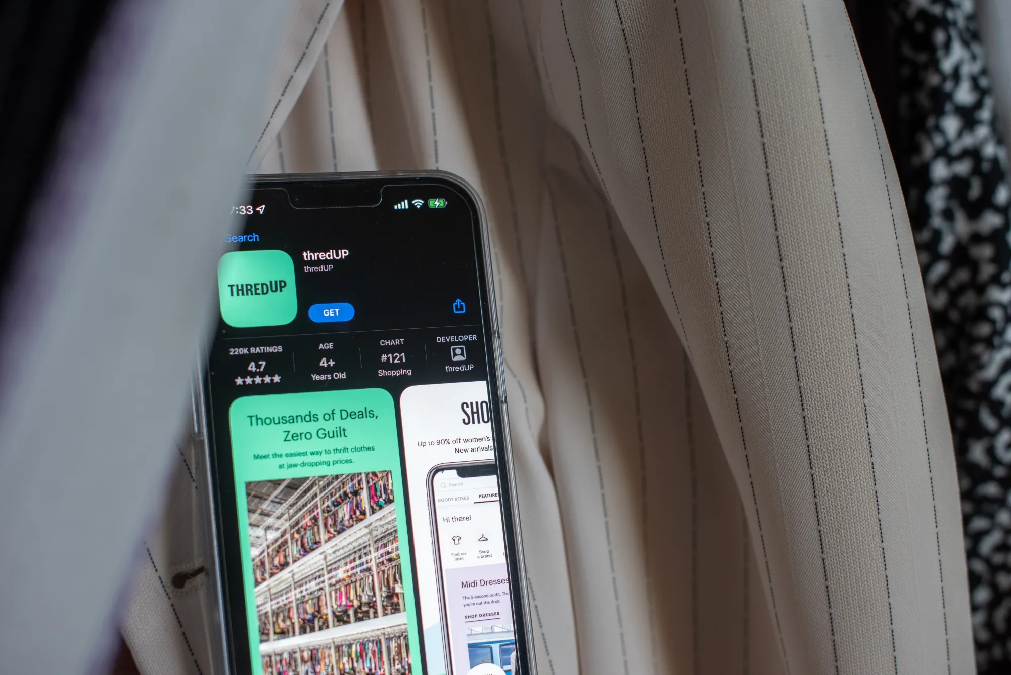 Thredup&nbsp;is using AI tools that allow users to upload a picture of a shoe or jacket they want and sort through the site to find similar items.