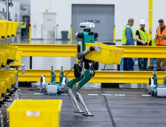 relates to Amazon Warehouses Provide Glimpse of Workplace Humanoid Robots