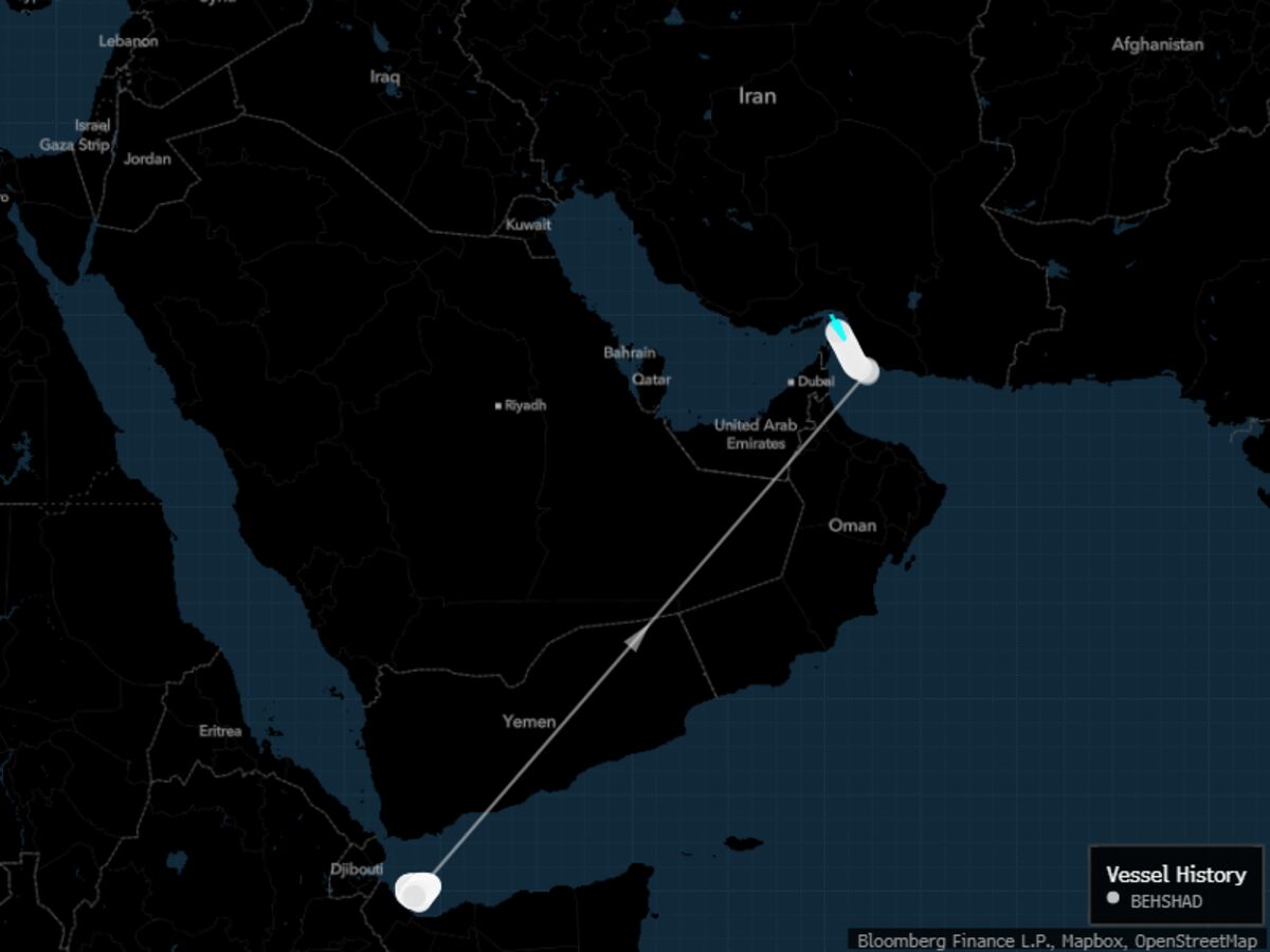 Iran Behshad Ship Linked to Houthi Red Sea Attacks Comes Home - Bloomberg