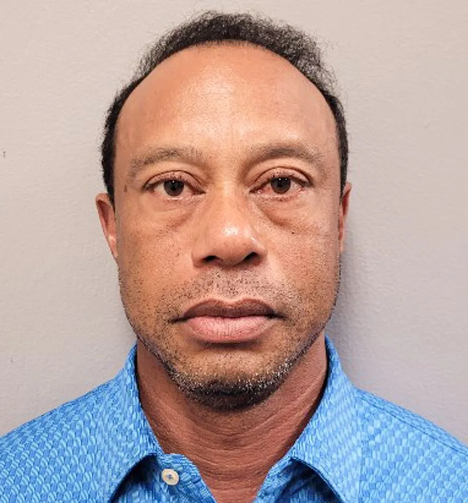 Tiger Woods after his arrest in Stuart, Florida,&nbsp;on March 27.