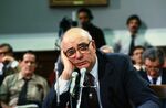 Paul Volcker during meeting in Washington, D.C., Nov. 1982.
