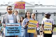 Student Loan Borrowers Celebrate President Biden Cancelling Student Debt And Fight To Start The Fight To Cancel The Next Round