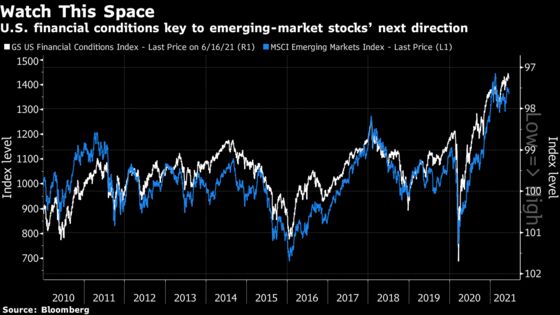 Goldman, JPMorgan Pin Emerging-Market Bets on Hawks Beating Fed
