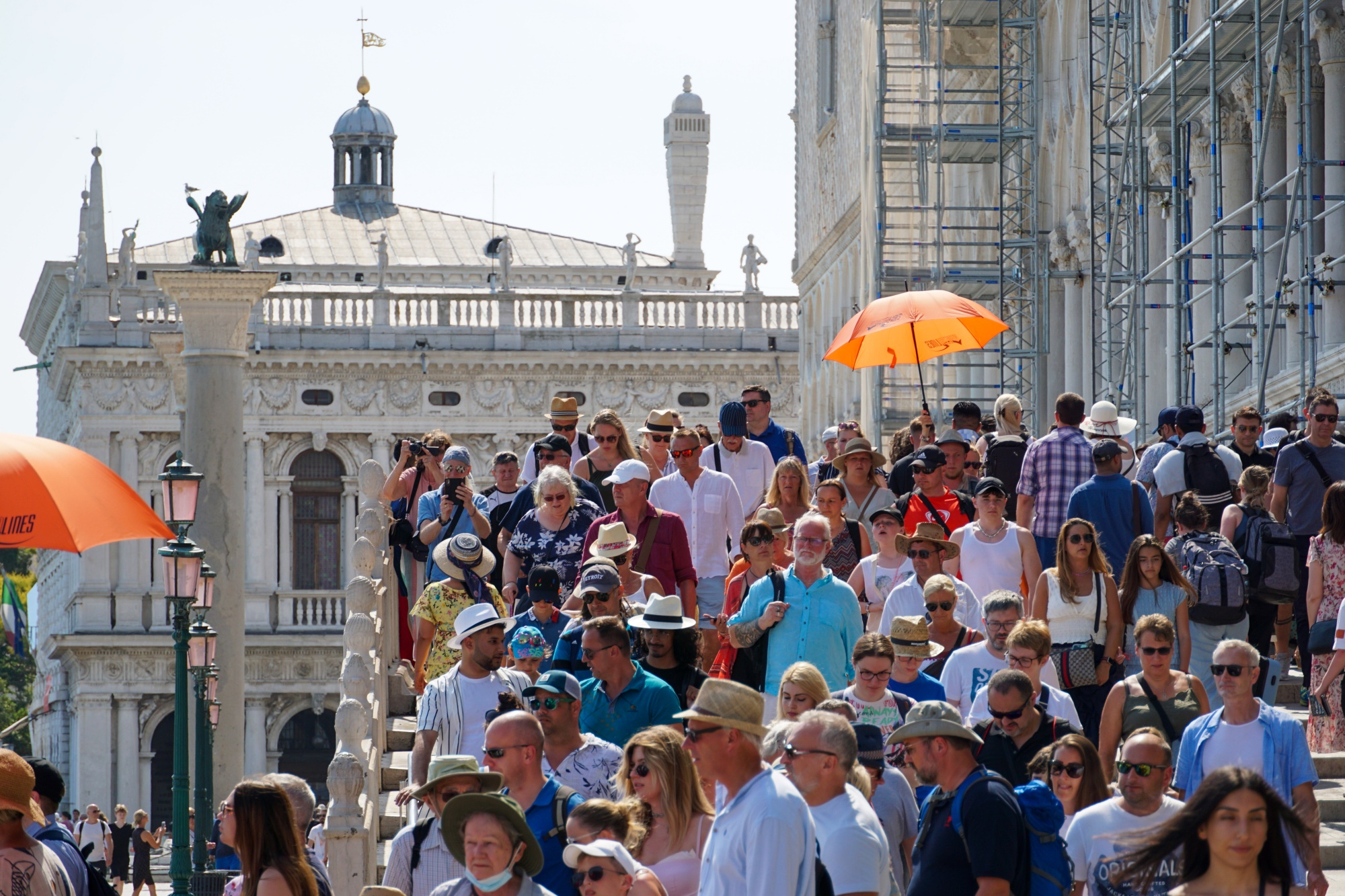 Tourists in Venice in June.&nbsp;