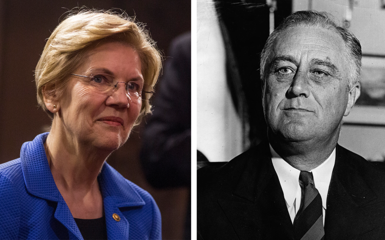 Elizabeth Warren's Plans For U.S. Economy Channel FDR's New Deal ...