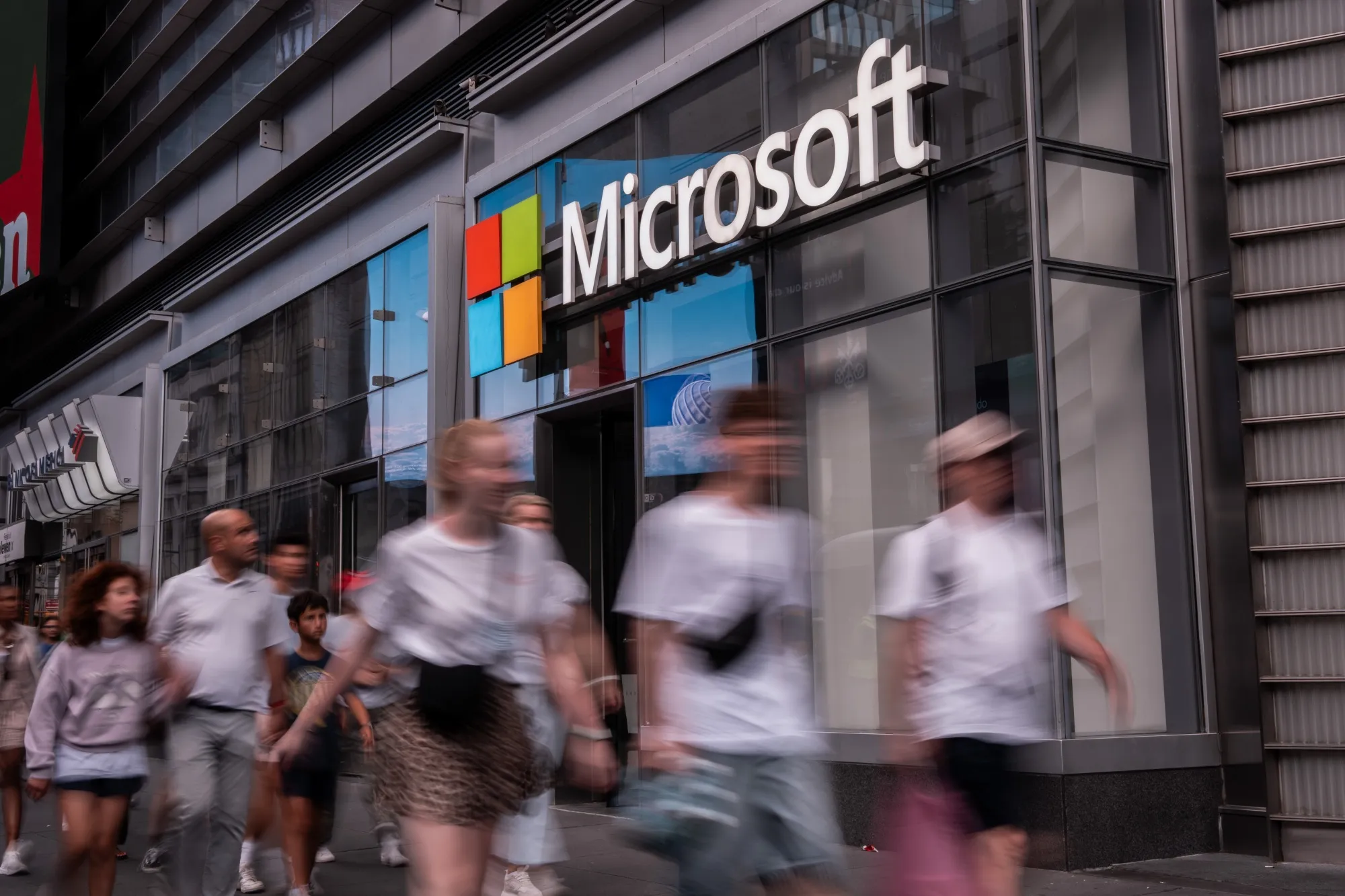 A Microsoft office in New York.